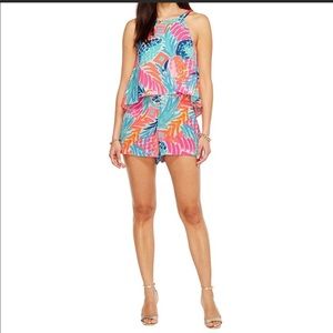 Lilly Pulitzer Edona Romper Size 6